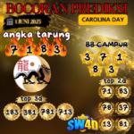 pla tarung carolina day 1 juni lengkap