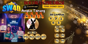 BOCORAN PREDIKSI SYDNET JUMAT 22 AGUSTUS 2025