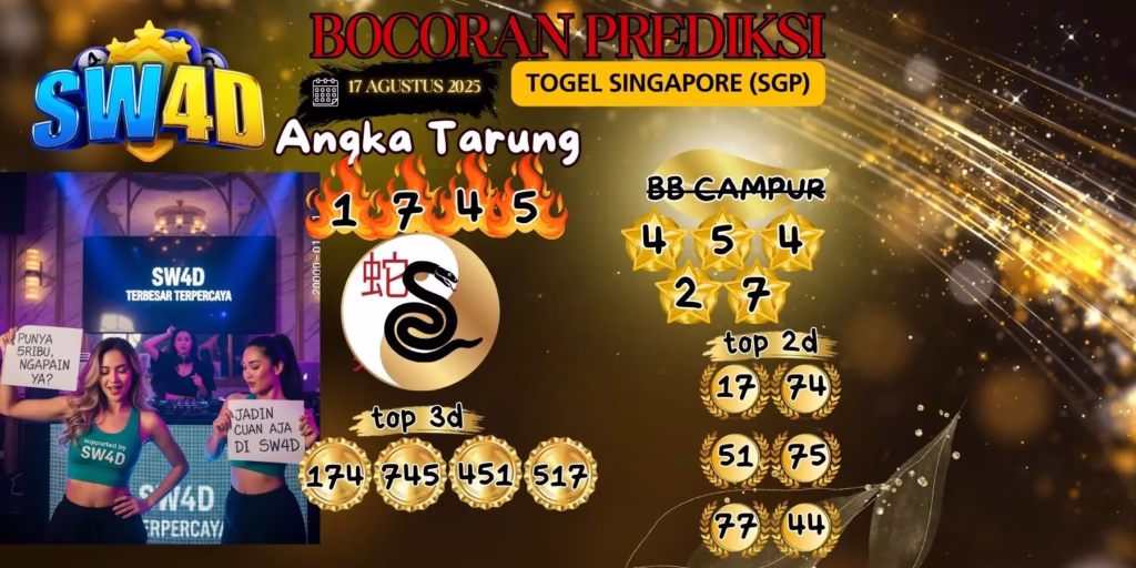PREDIKSI JITU TOGEL ANGKA TARUNG SW4D TOGELGOKIL