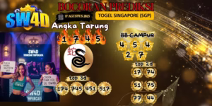 PREDIKSI JITU TOGEL ANGKA TARUNG SW4D TOGELGOKIL