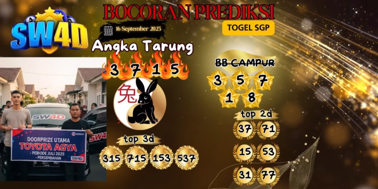 pola jitu untuk togel toto singapore SGP 16 september 2025